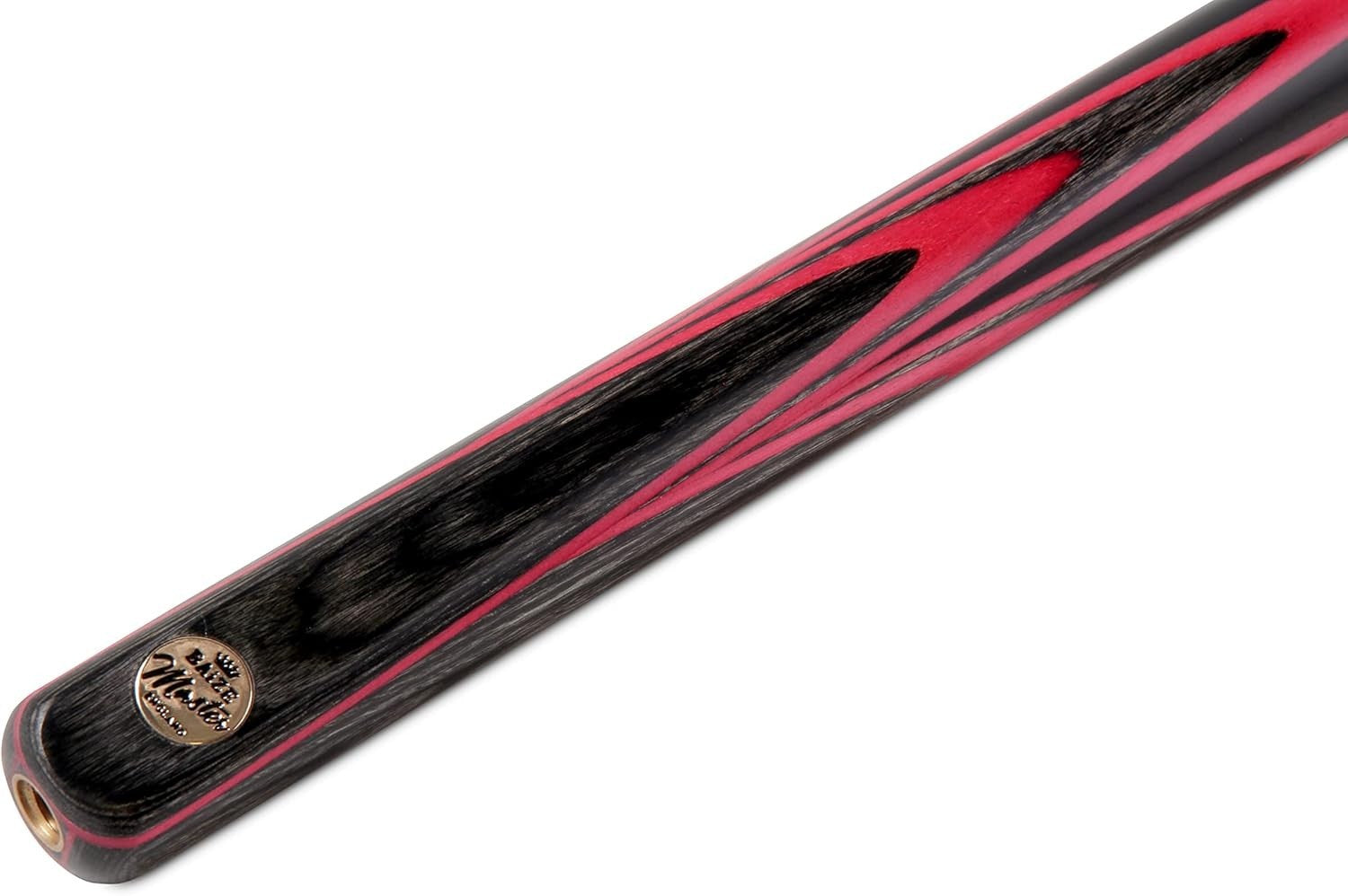 57” Professional English Pool Cue 3/4 Joint Ebony Spliced 8mm Tip