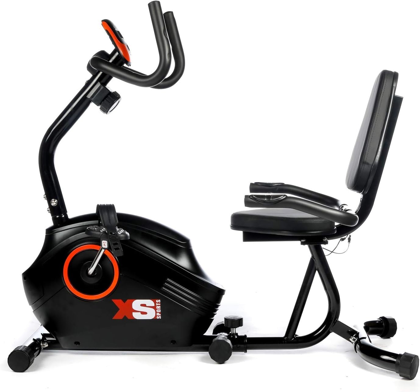 Recumbent Exercise Bike Magnetic 8 Level LCD Pulse Quiet Adjustable Seat Home