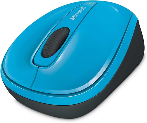 Cyan Blue Wireless Mouse Compact Portable USB Nano Receiver Office Laptop