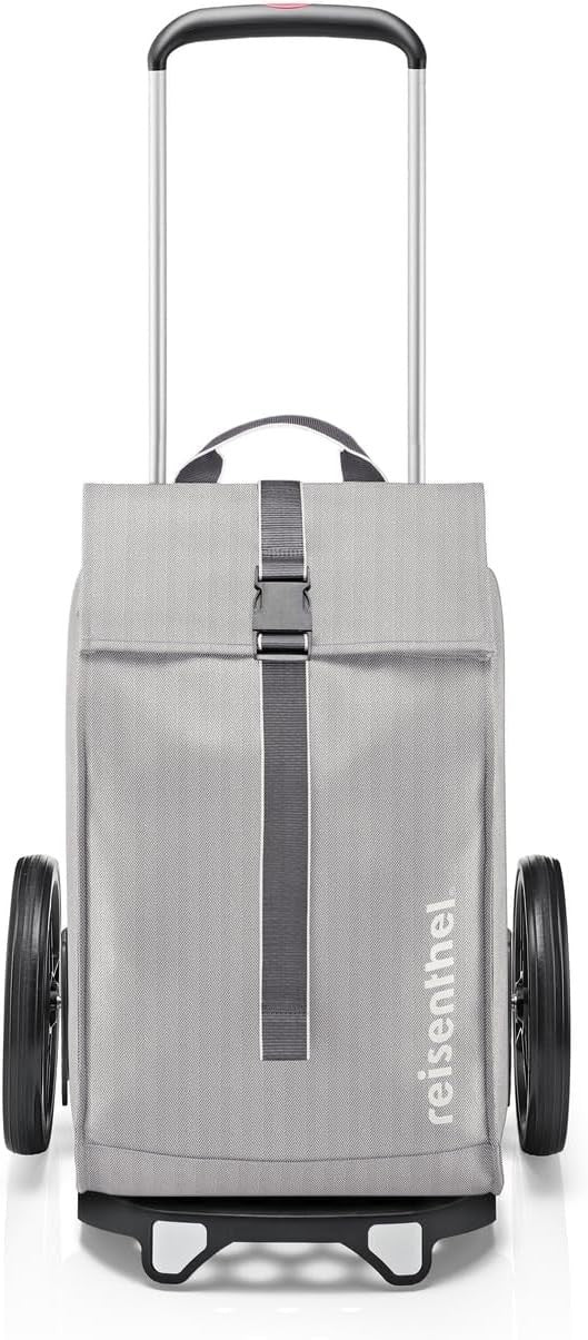 Large Wheeled Shopping Trolley Bag 40L Multi Compartment Adjustable Handle