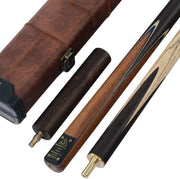 Professional 57in Snooker Cue 18oz 9.5mm Tip 3/4 Joint Case