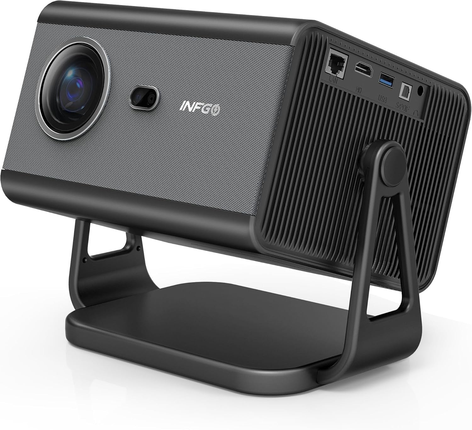Smart 1080P Projector Android TV 12 Netflix WiFi BT 5.3 Dolby 600 ANSI