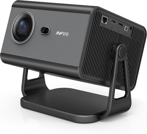 Smart 1080P Projector Android TV 12 Netflix WiFi BT 5.3 Dolby 600 ANSI