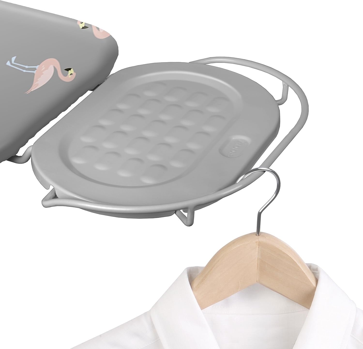 Compact Ironing Board Height Adjustable Foldable Heat Resistant 114x37cm