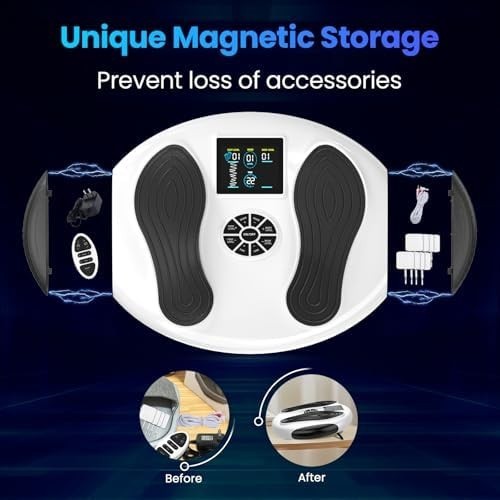 EMS TENS Foot Massager for Pain Circulation Neuropathy 99 Levels