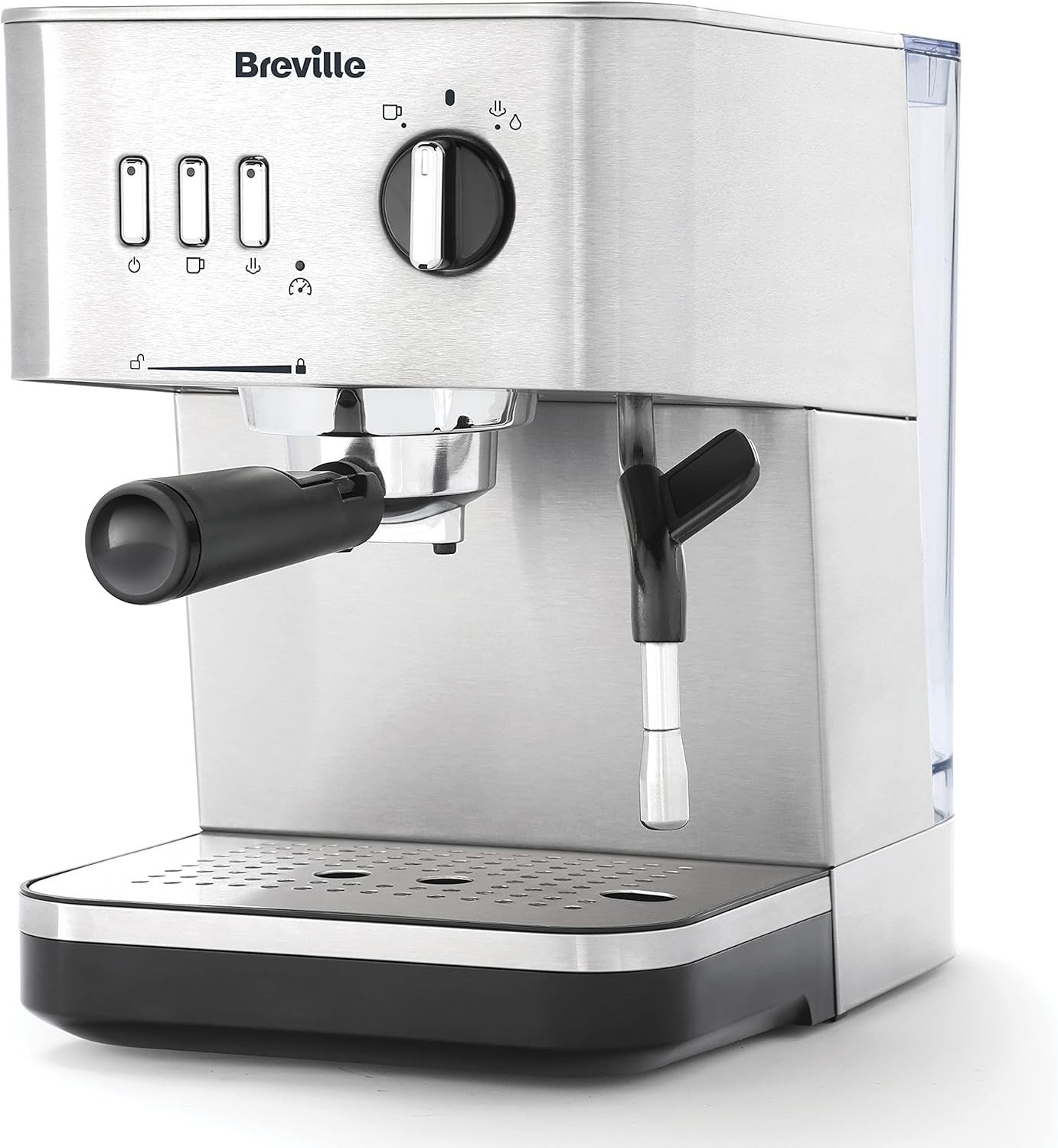 Espresso Coffee Machine | 15 Bar Pump | Steam Wand | Manual & Automatic | 1.5L