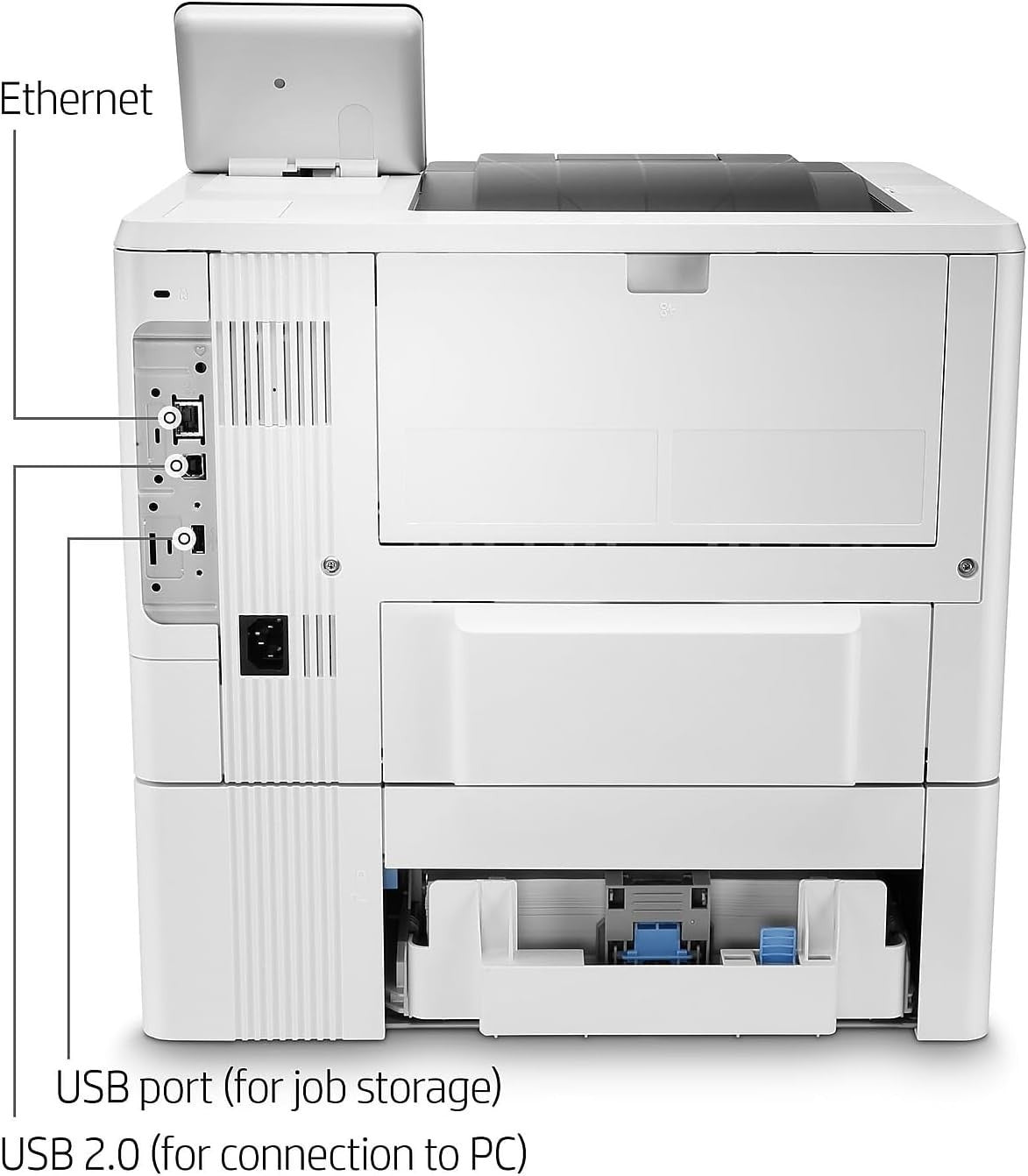 White Enterprise Mono Laser Printer M507x Fast Wireless Duplex