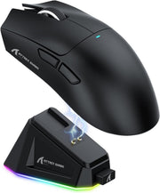 Wireless Gaming Mouse 22000 DPI RGB Dock BT 2.4G USB Black