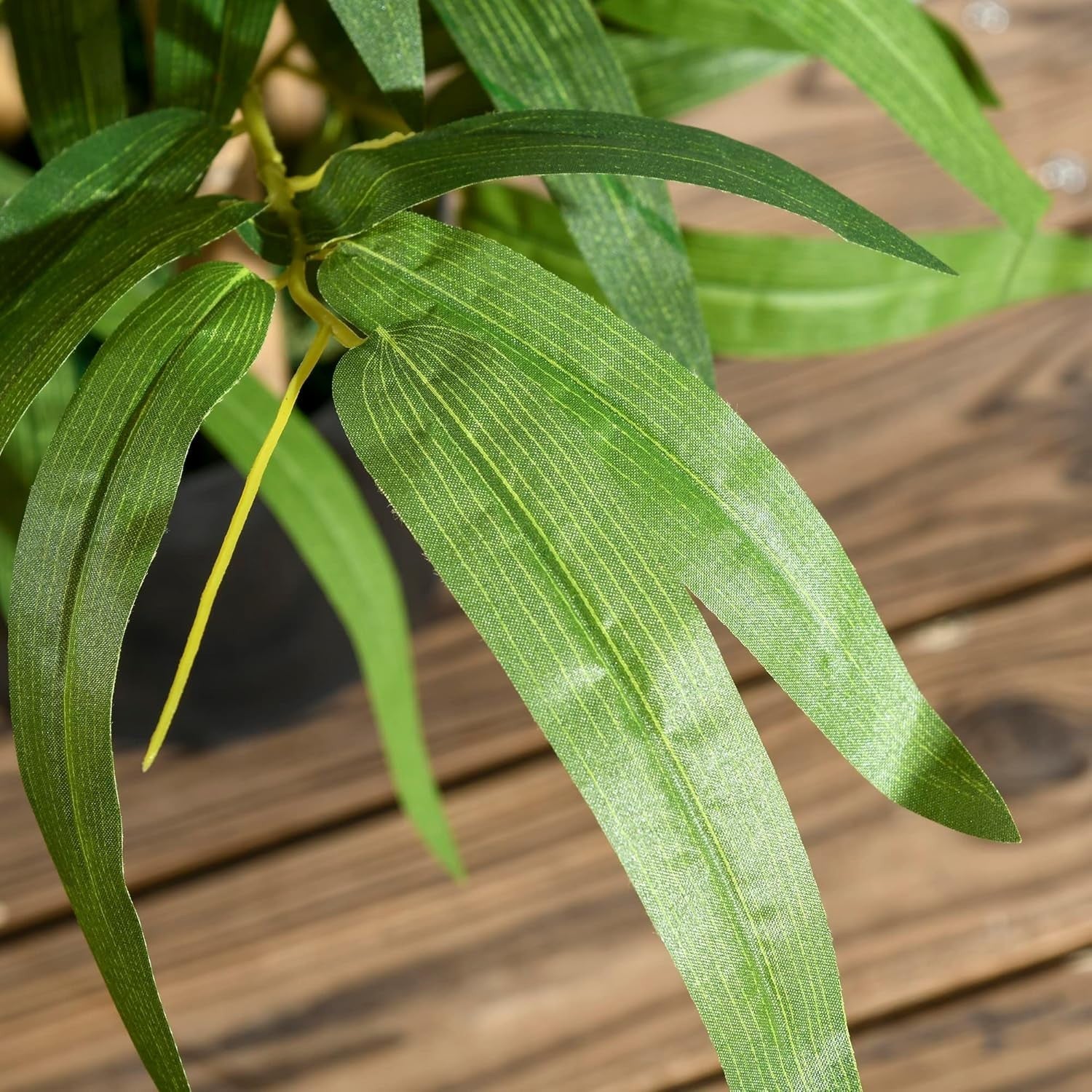 Set of 2 Artificial Bamboo Plants 60cm Fake Indoor Outdoor Decorative Trees