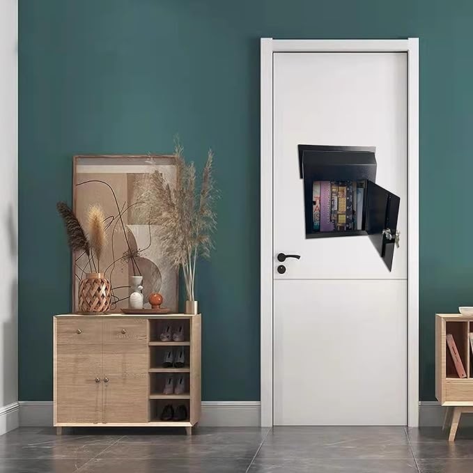 Secure Steel Mail Drop Box Locking Wall Safe | Anti-Theft Deposit Slot | Medium