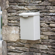 Lockable Wall Mounted Post Box Clay Steel Secure Outdoor Mailbox Vintage Design