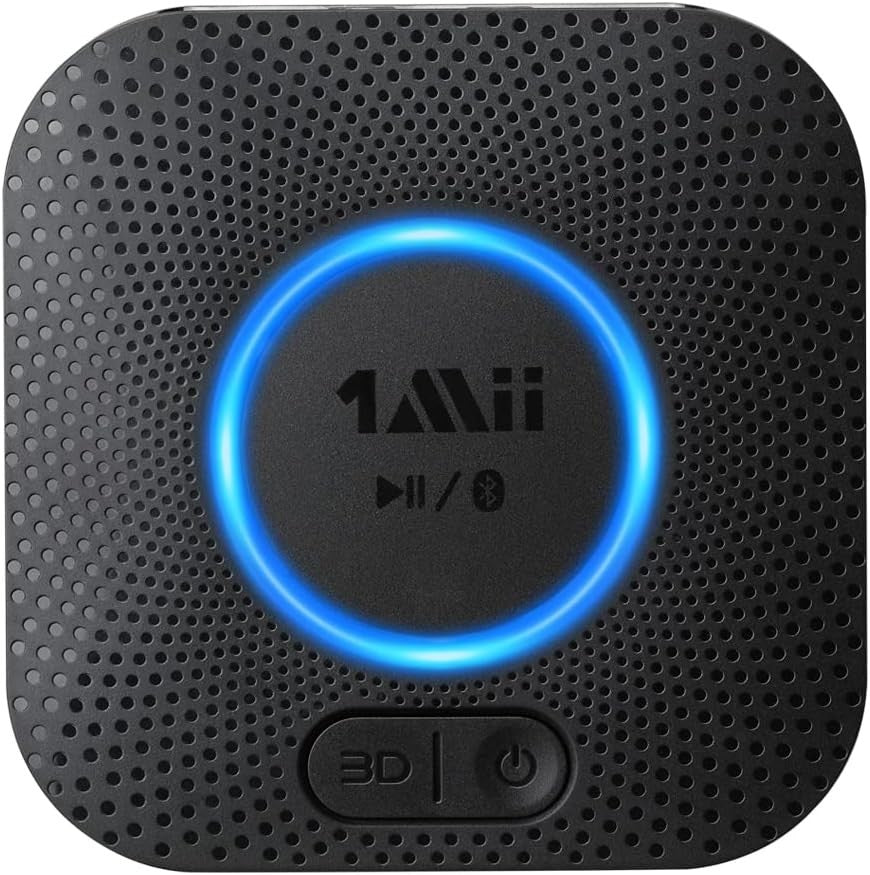 1Mii B06 Bluetooth 5.3 Receiver aptX HD Long Range Audio Adapter RCA AUX