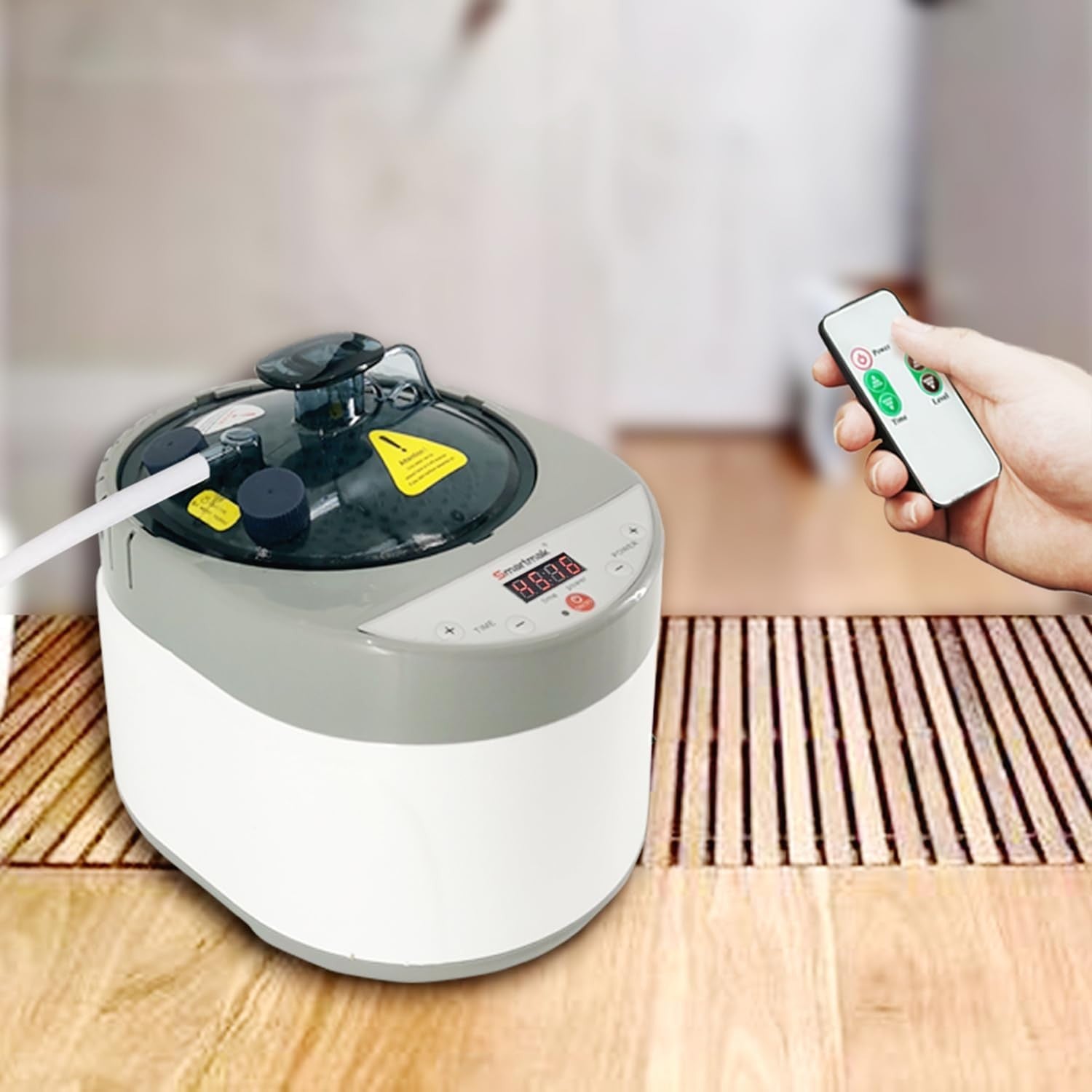 4L Portable Steam Sauna Spa Machine 1500W Remote Timer Herbal Detox Body Therapy