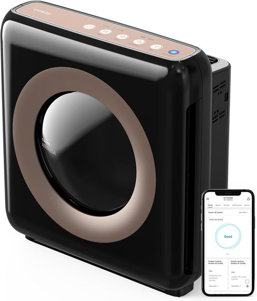 Smart WiFi Air Purifier 421m³/h Large Room Allergy HEPA Alexa