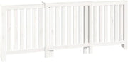 White Radiator Cover 210x21x85cm Solid Pine Wood | Slatted Heating Cabinet