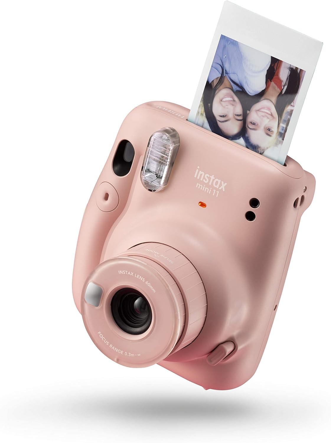 Instant Camera Selfie Mirror Auto Exposure Mini Photo Camera Pink