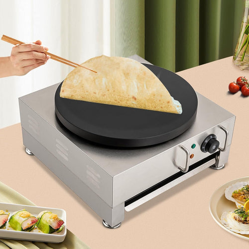 40cm Commercial Electric Crepe Maker Non-Stick Pancake Griddle Pro
