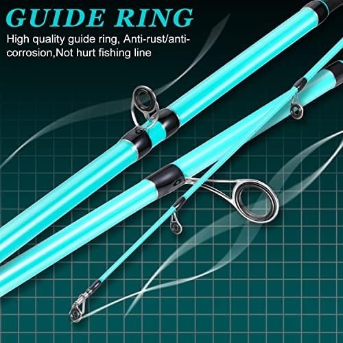 7ft Medium Power IM7 Graphite Spinning Rod AAA Cork Grip Fishing