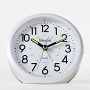 Silent Alarm Clock 4 Inch Non Ticking Night Light Battery Heavy Sleepers