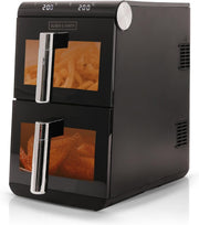 11L Vertical Dual Zone Air Fryer | Space-Saving Stack Design | 13 Presets