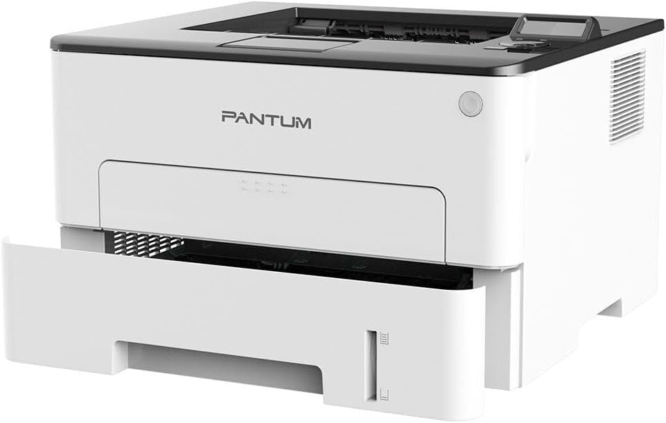 White Mono Laser Printer A4 33ppm Duplex USB High-Speed Office