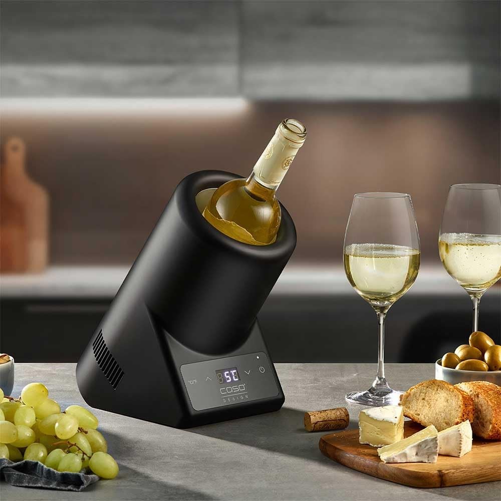 Electric Wine Bottle Cooler Tabletop Touch Control Quiet Digital Chiller