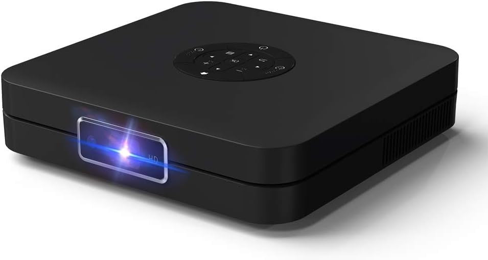 Mini Android Projector 350 ANSI 1080P WiFi Bluetooth 300" Portable