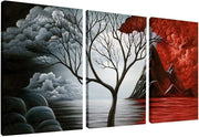 The Cloud Tree Abstract Canvas Wall Art XL Modern Print