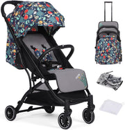 Compact Baby Pushchair Lightweight Travel Stroller One-Hand Fold 0–15kg