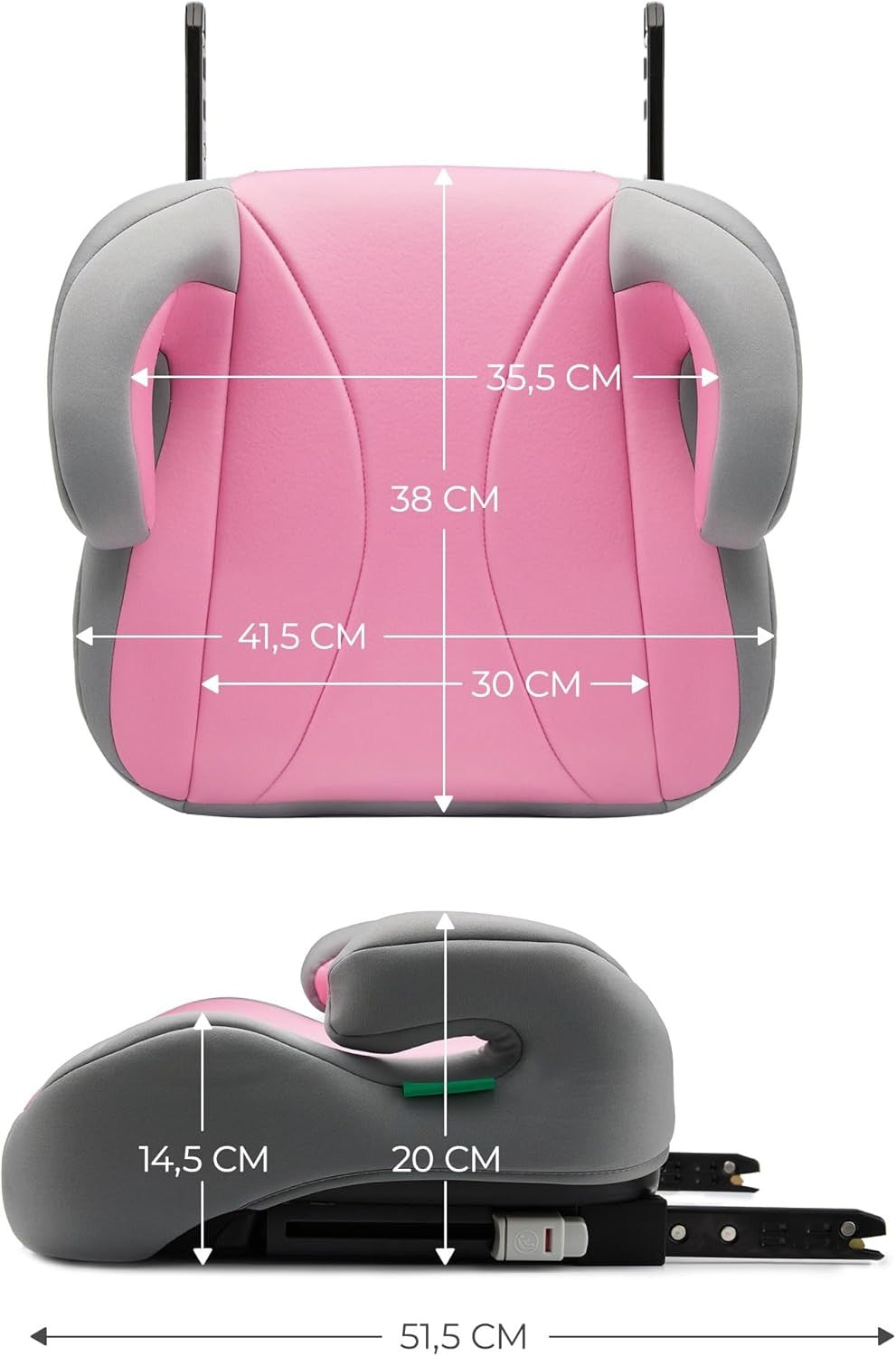 i-Size Booster Seat 135–150cm Group 2/3 Ergonomic Kids Seat