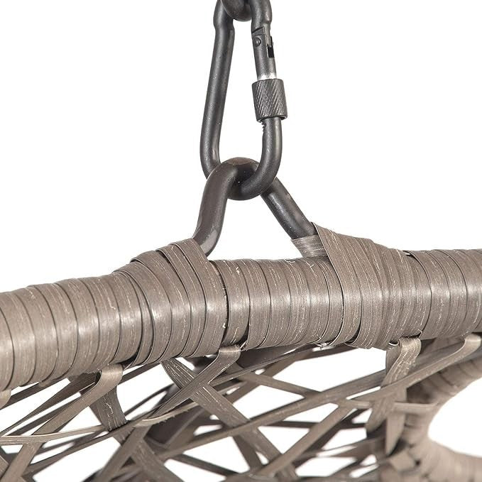 Luxury Triple Hanging Egg Chair Swing Hammock with Cushions Outdoor Garden