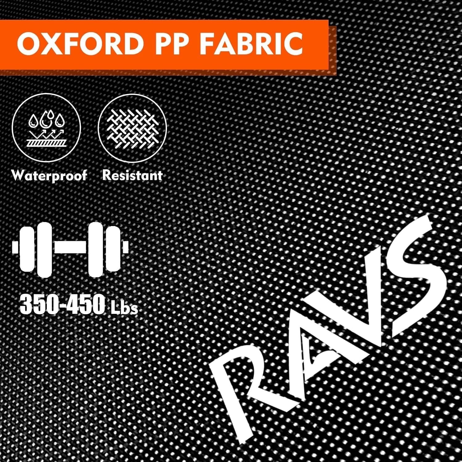 48in Foldable Fitness Rebounder Trampoline Adjustable Bar 450lb
