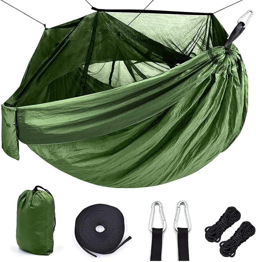 Heavy-Duty Outdoor Camping Hammock 1-2 Person Portable 260x140cm Nylon