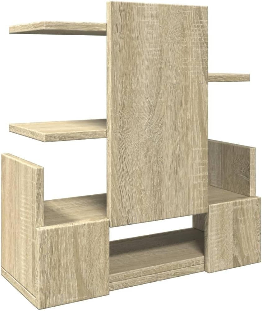 Desk Organizer Tray Sonoma Oak – Engineered Wood Multi-Level 49x20x52.5 cm