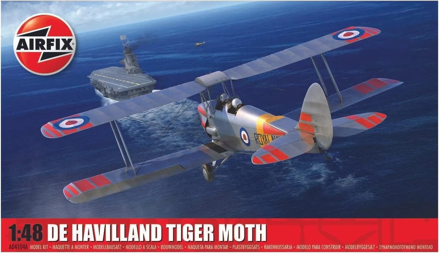1:48 Scale Tiger Moth Model Kit Plane Set | Paint Layout + Decals