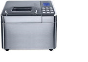 Bread Maker Machine 15 Programs 1kg Loaf 3 Sizes Delayed Start Silver Non-Stick