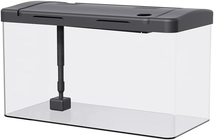19L Acrylic Fish Tank with LED Light Filter Oxygen Pump Aquarium Kit