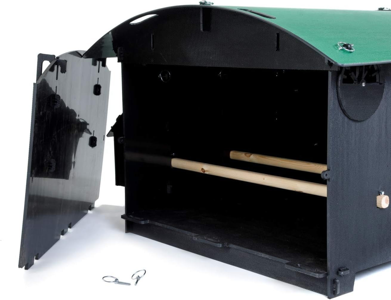 Large Chicken Coop Fox Proof Recycled Plastic Waterproof Hen House 8–15