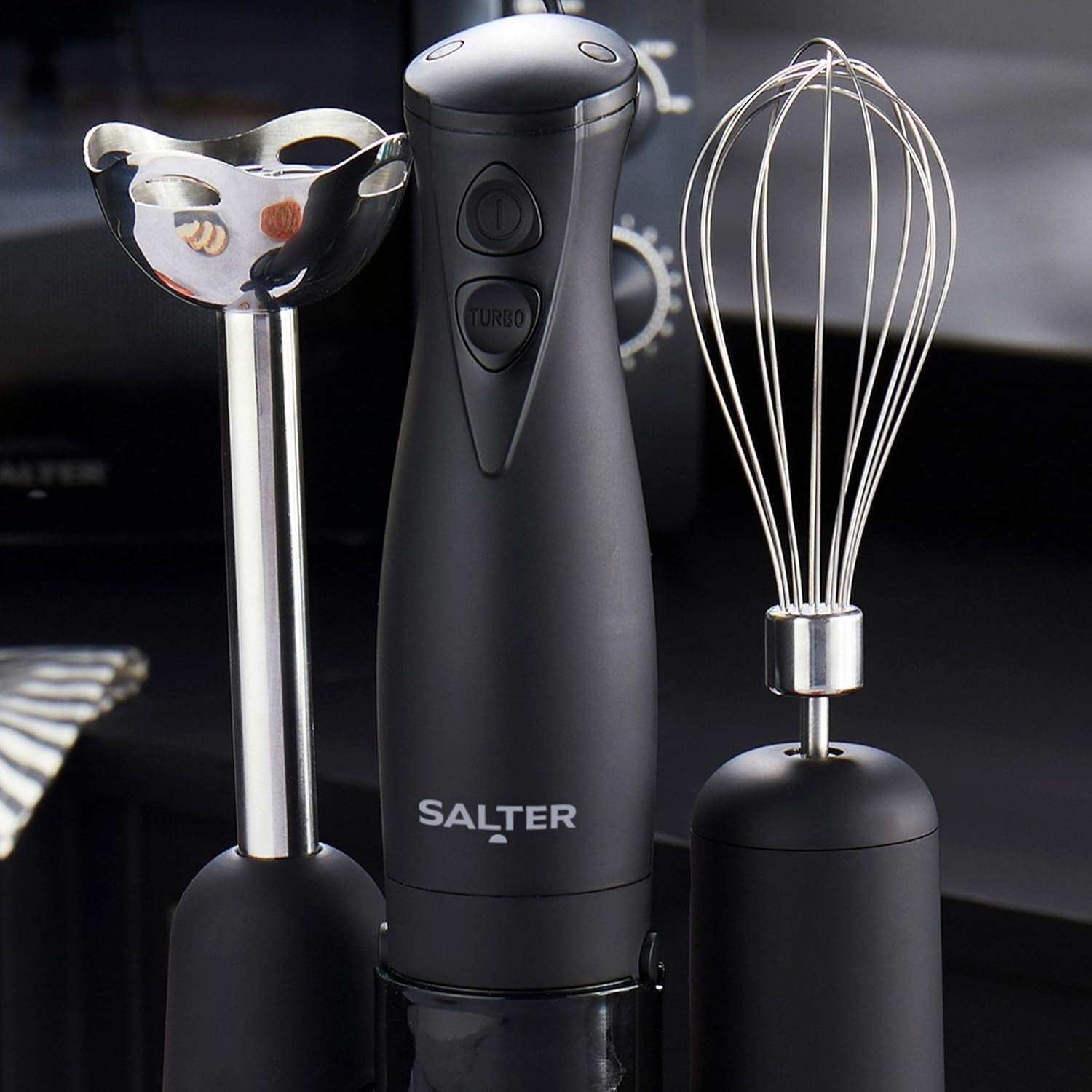 3-in-1 Hand Blender Set | Whisk, Food Processor, Chopper, 2 Speeds, 350W