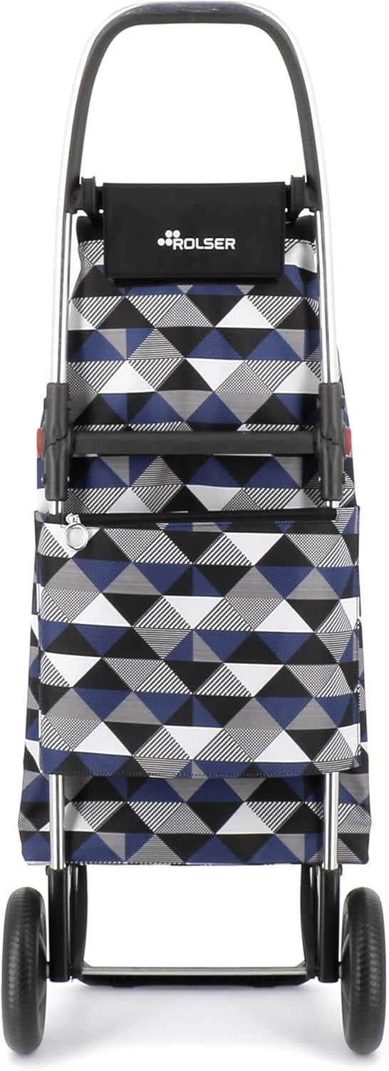 Lightweight 2 Wheel Shopping Trolley Foldable Aluminium Frame