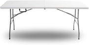 6ft Folding Plastic Table Outdoor Camping BBQ Picnic 400kg Heavy Duty