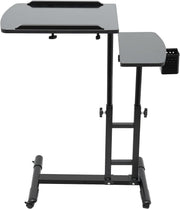 Adjustable Tattoo Workstation Table Mobile Portable Tattoo Desk Black