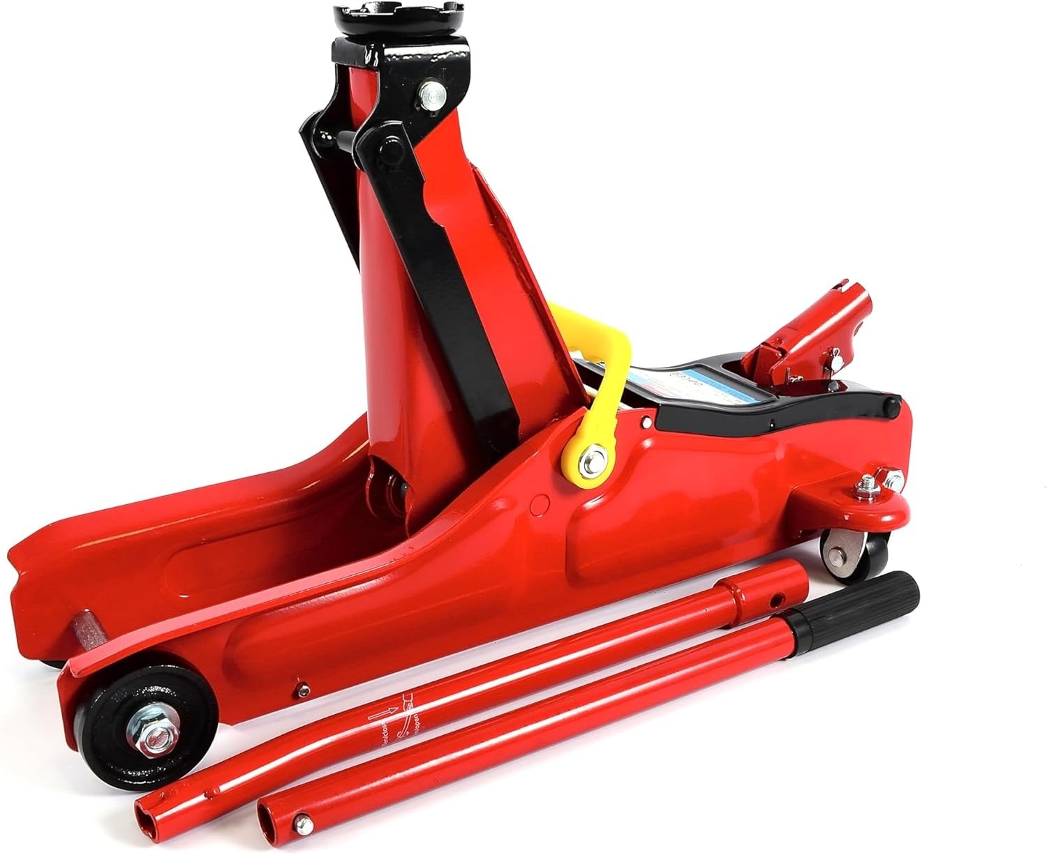 2 Ton Low Profile Hydraulic Trolley Jack 85–330mm Heavy Duty Car Lift Red
