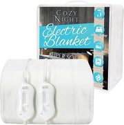 Electric Heated Underblanket Super King 182x200cm Dual Control 3 Heat Washable