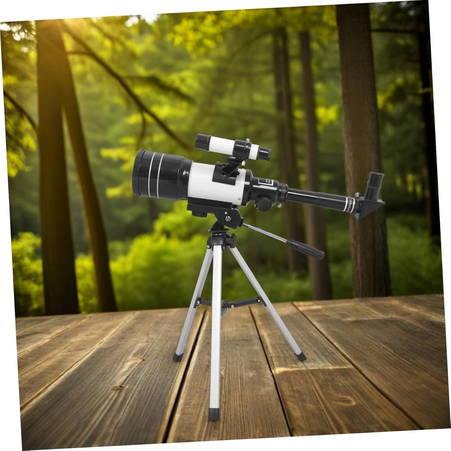 70mm Refractor Telescope with Tripod – High-Res Moon Beginner Set