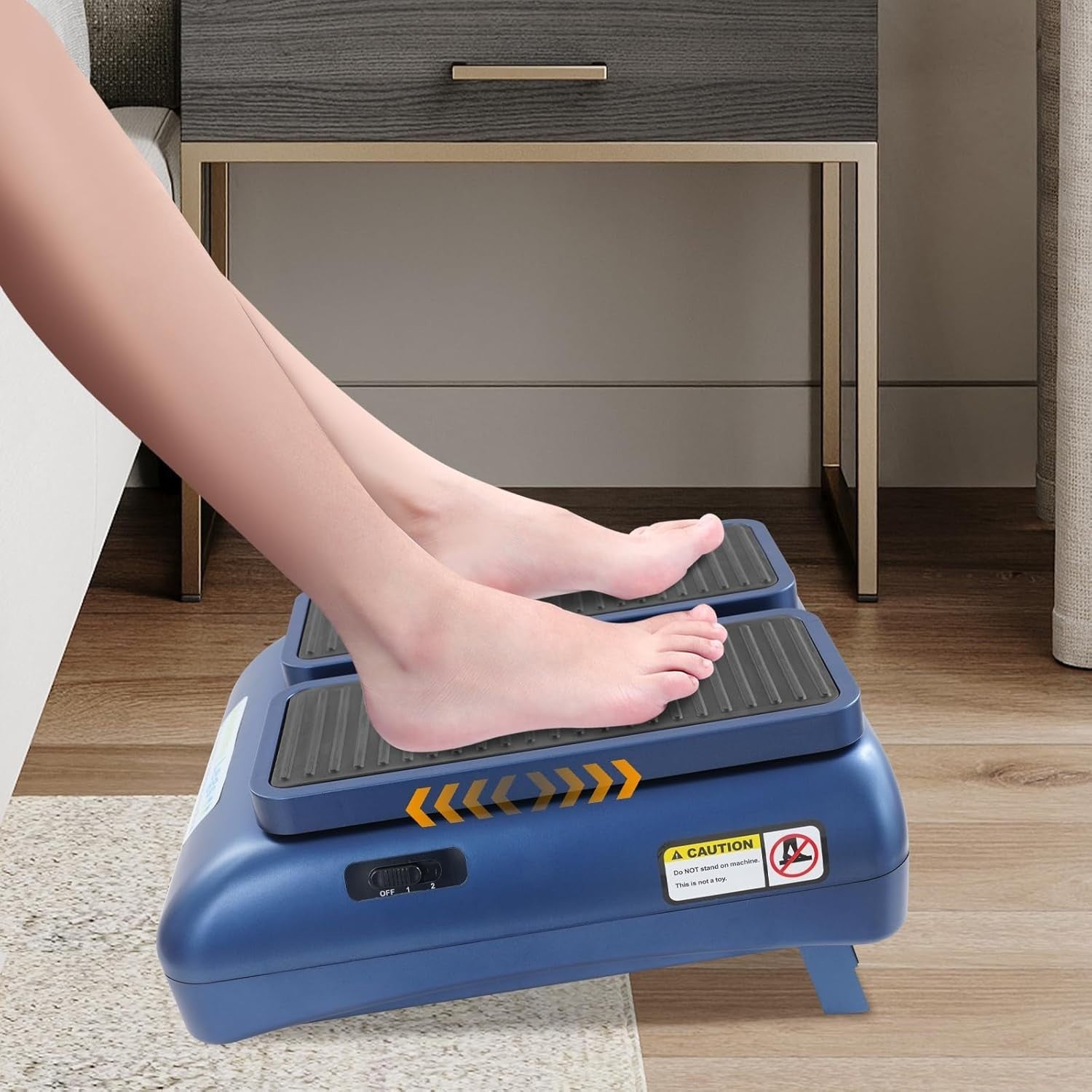 EMS Foot Massager Vibration Plate Circulation Rehab Exercise Device