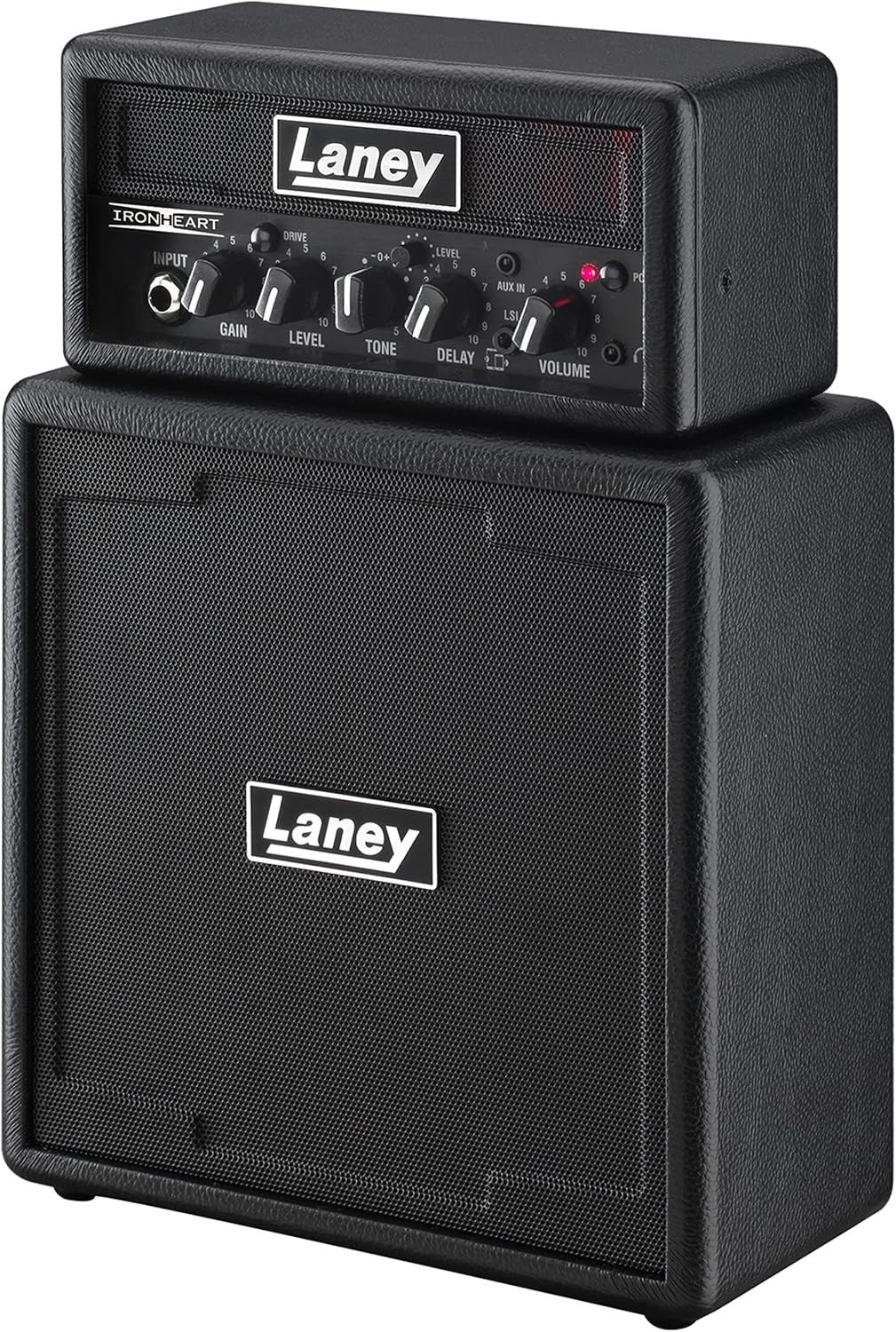 MINISTACK-IRON 6W Battery-Powered Guitar Amp Compact Mini Stack Clean/Drive
