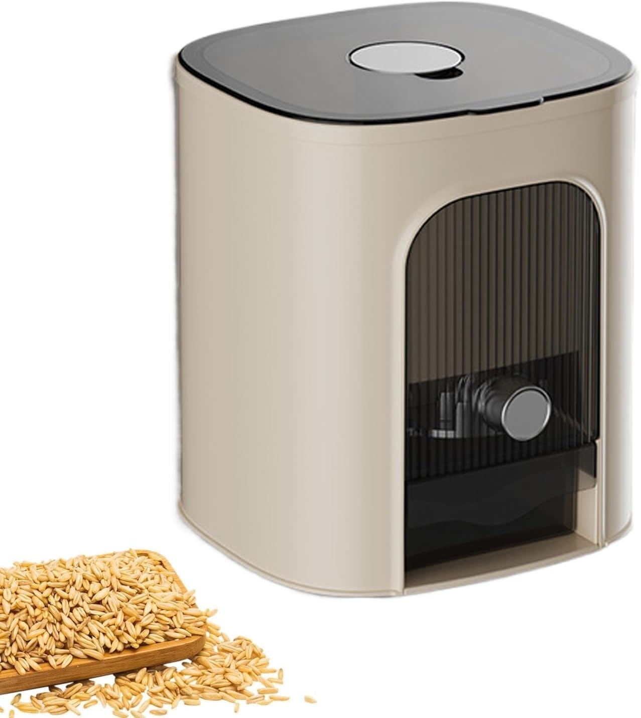 Airtight Rice Holder Dispenser Grain Storage Container with Lid Bin