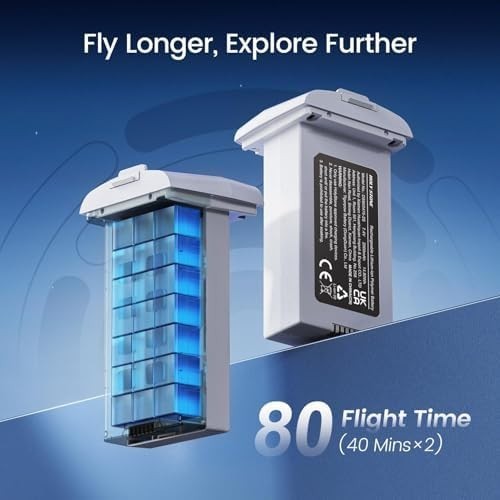 Holy Stone HS360D GPS Drone 4K Camera, 80-Min Flight, Foldable, RC Quadcopter
