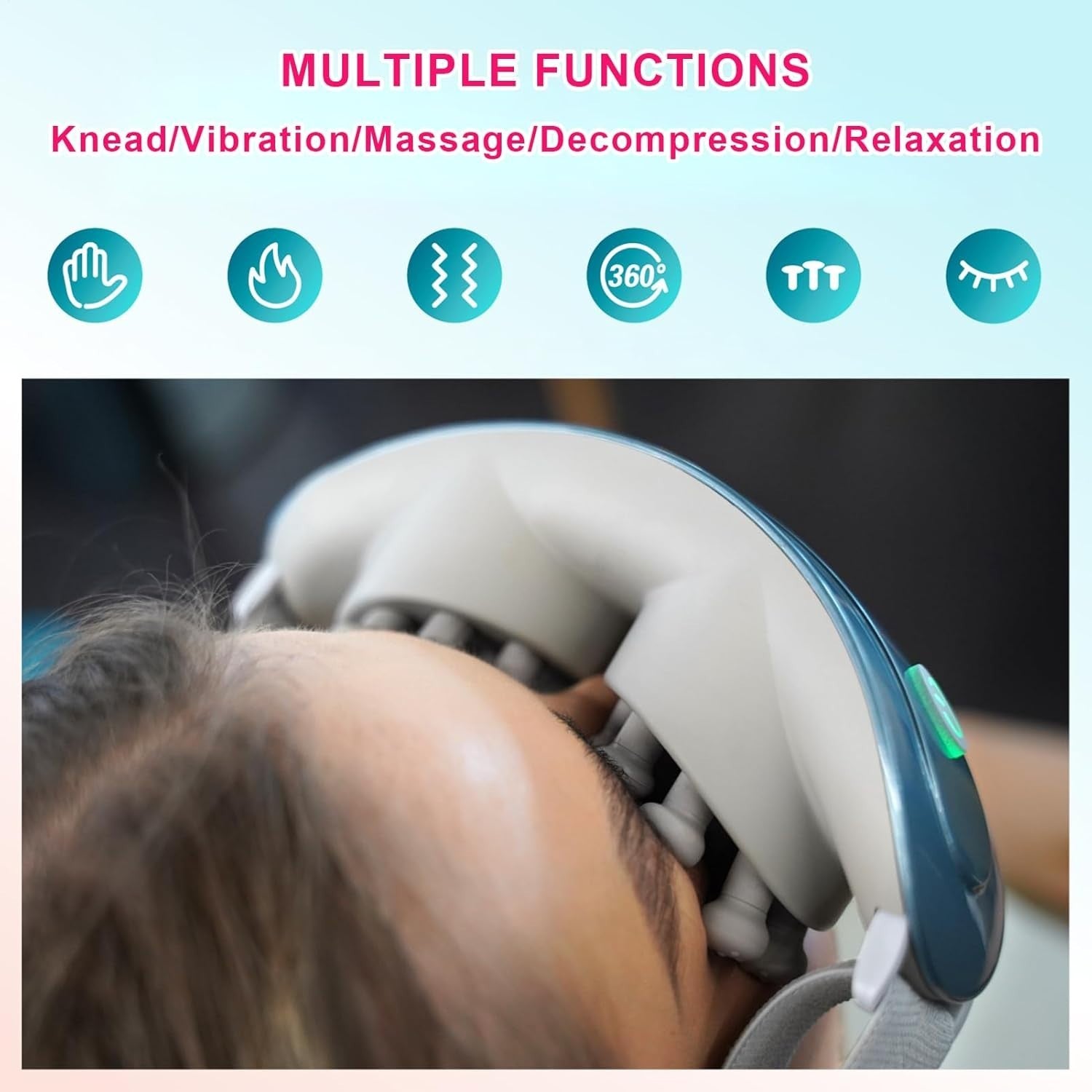 Eye Massager with Vibration Music Ergonomic Relaxation Tool